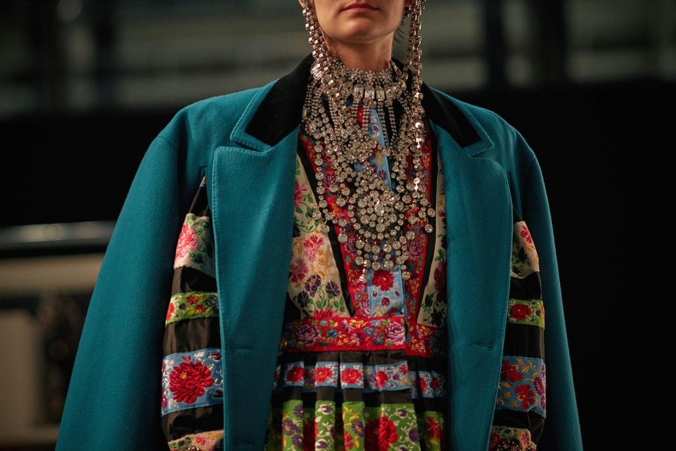 MFW: Gucci Dazzles Us Once Again With Feathers, Severed Heads, & Dragons