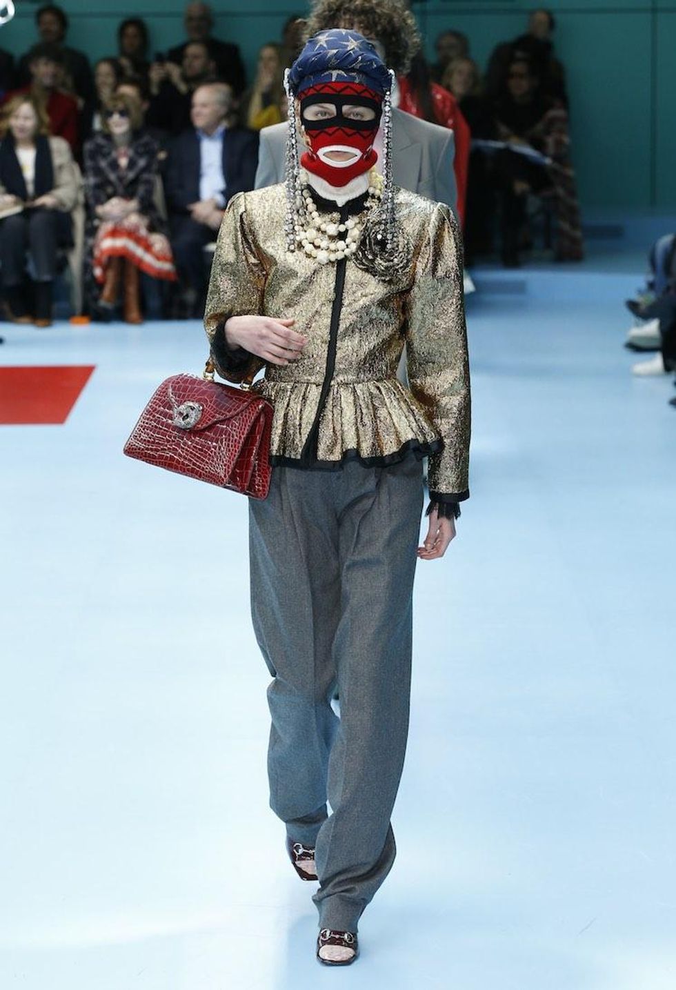 MFW: Gucci Dazzles Us Once Again With Feathers, Severed Heads, & Dragons