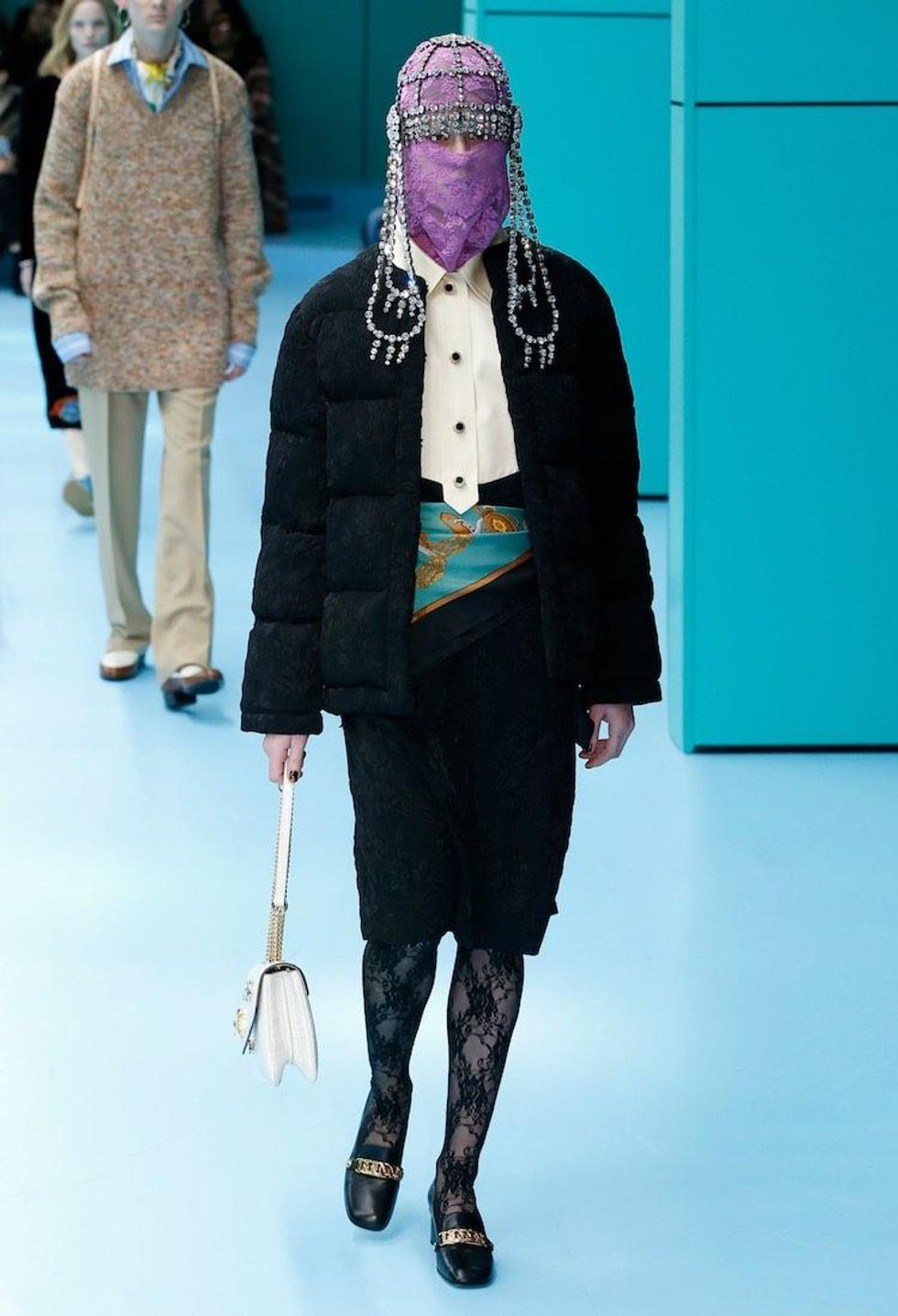 MFW: Gucci Dazzles Us Once Again With Feathers, Severed Heads, & Dragons