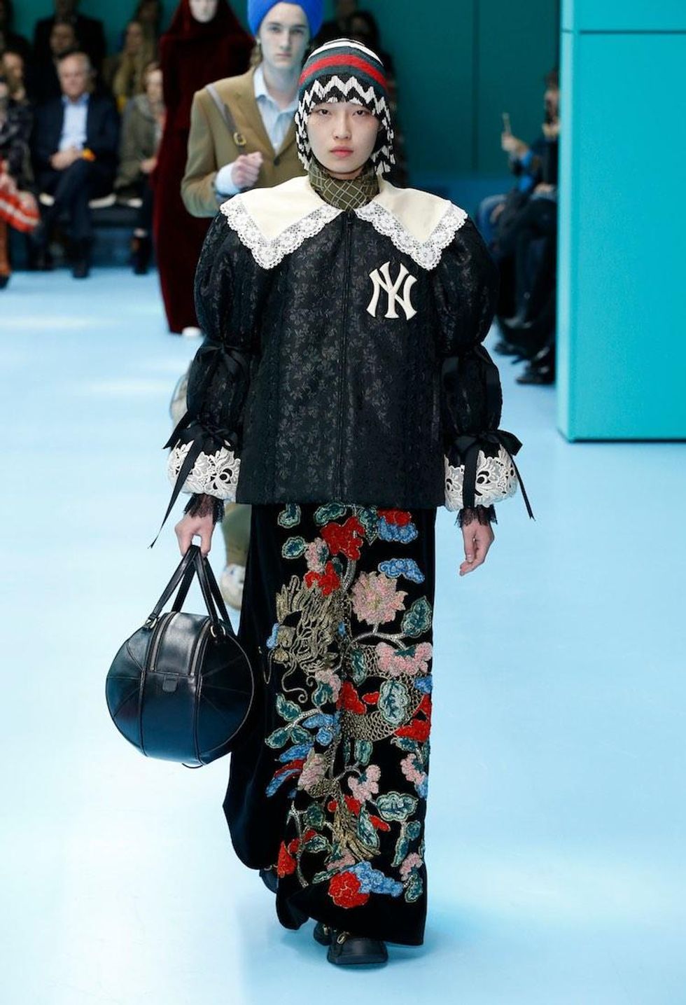 MFW: Gucci Dazzles Us Once Again With Feathers, Severed Heads, & Dragons
