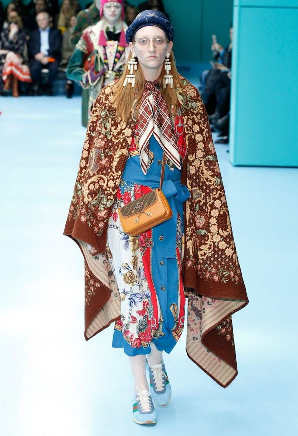MFW: Gucci Dazzles Us Once Again With Feathers, Severed Heads, & Dragons