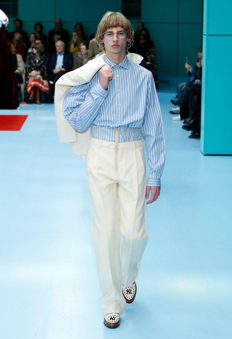 MFW: Gucci Dazzles Us Once Again With Feathers, Severed Heads, & Dragons