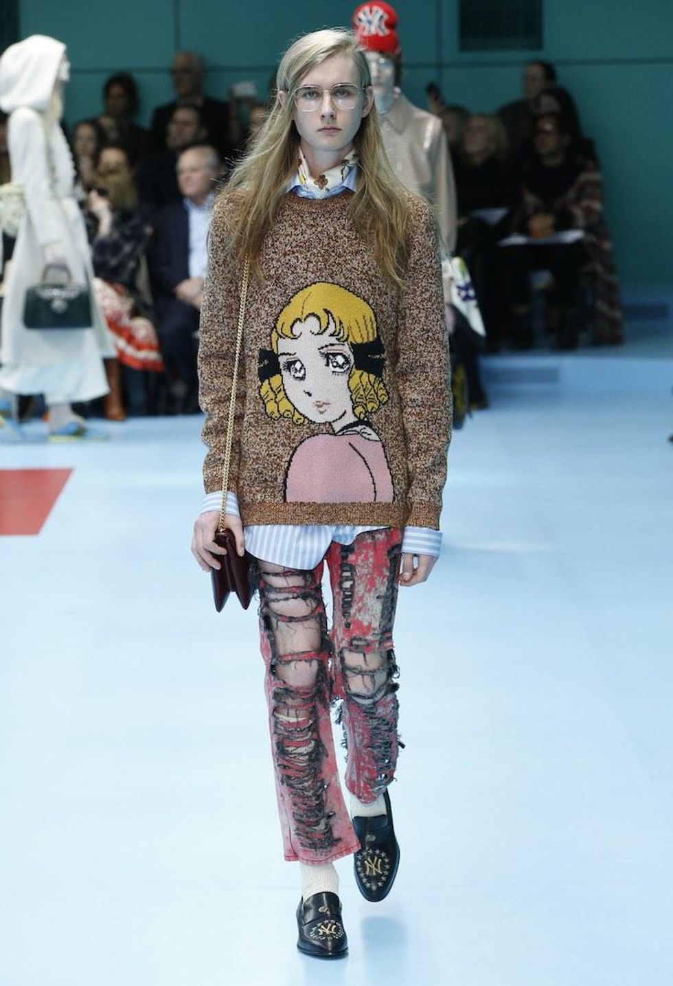 MFW: Gucci Dazzles Us Once Again With Feathers, Severed Heads, & Dragons