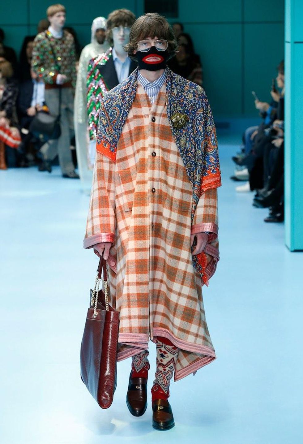 MFW: Gucci Dazzles Us Once Again With Feathers, Severed Heads, & Dragons