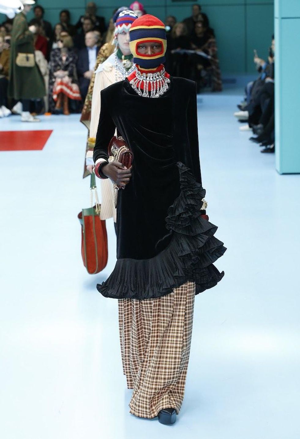 MFW: Gucci Dazzles Us Once Again With Feathers, Severed Heads, & Dragons