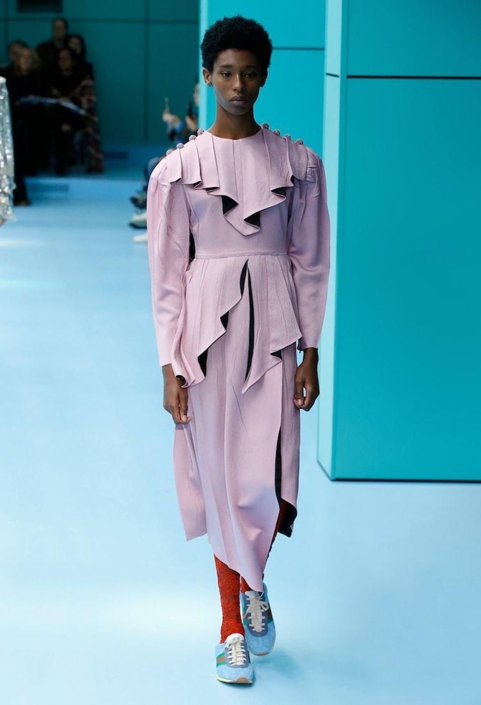 MFW: Gucci Dazzles Us Once Again With Feathers, Severed Heads, & Dragons