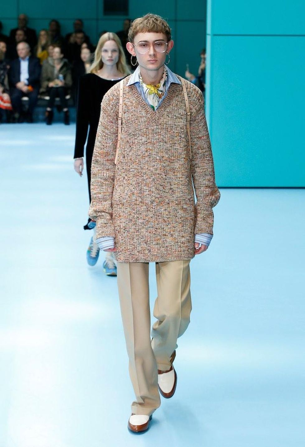 MFW: Gucci Dazzles Us Once Again With Feathers, Severed Heads, & Dragons