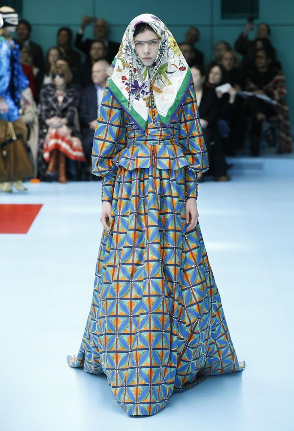 MFW: Gucci Dazzles Us Once Again With Feathers, Severed Heads, & Dragons