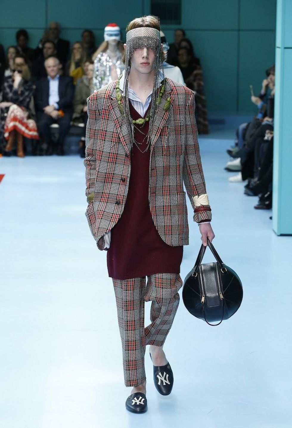 MFW: Gucci Dazzles Us Once Again With Feathers, Severed Heads, & Dragons