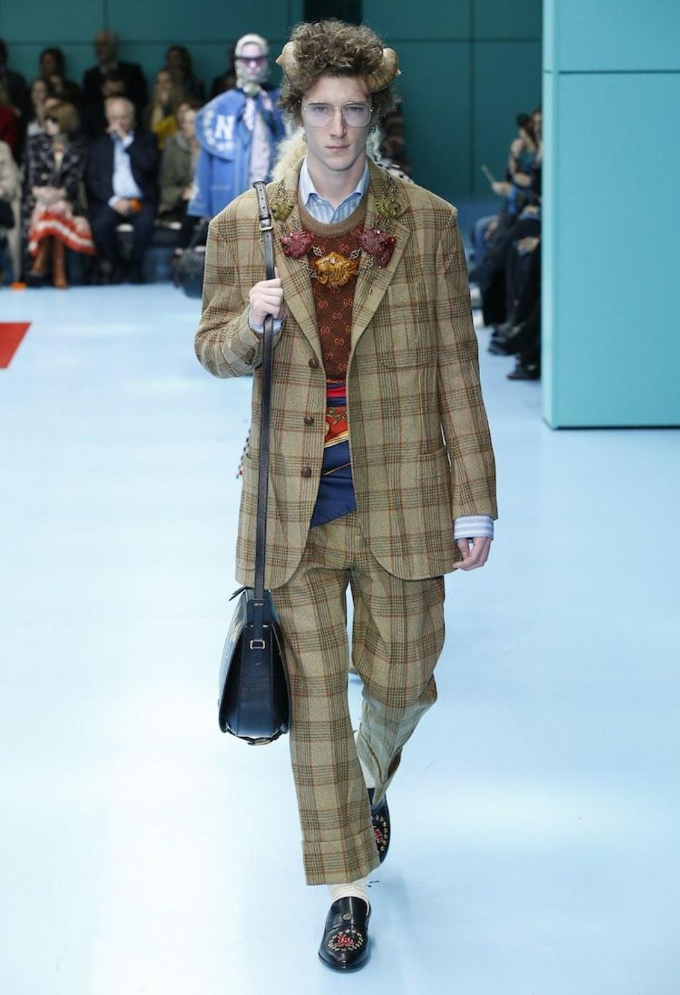 MFW: Gucci Dazzles Us Once Again With Feathers, Severed Heads, & Dragons