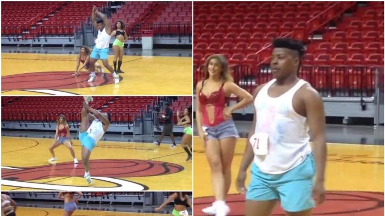 miami heat male dancer