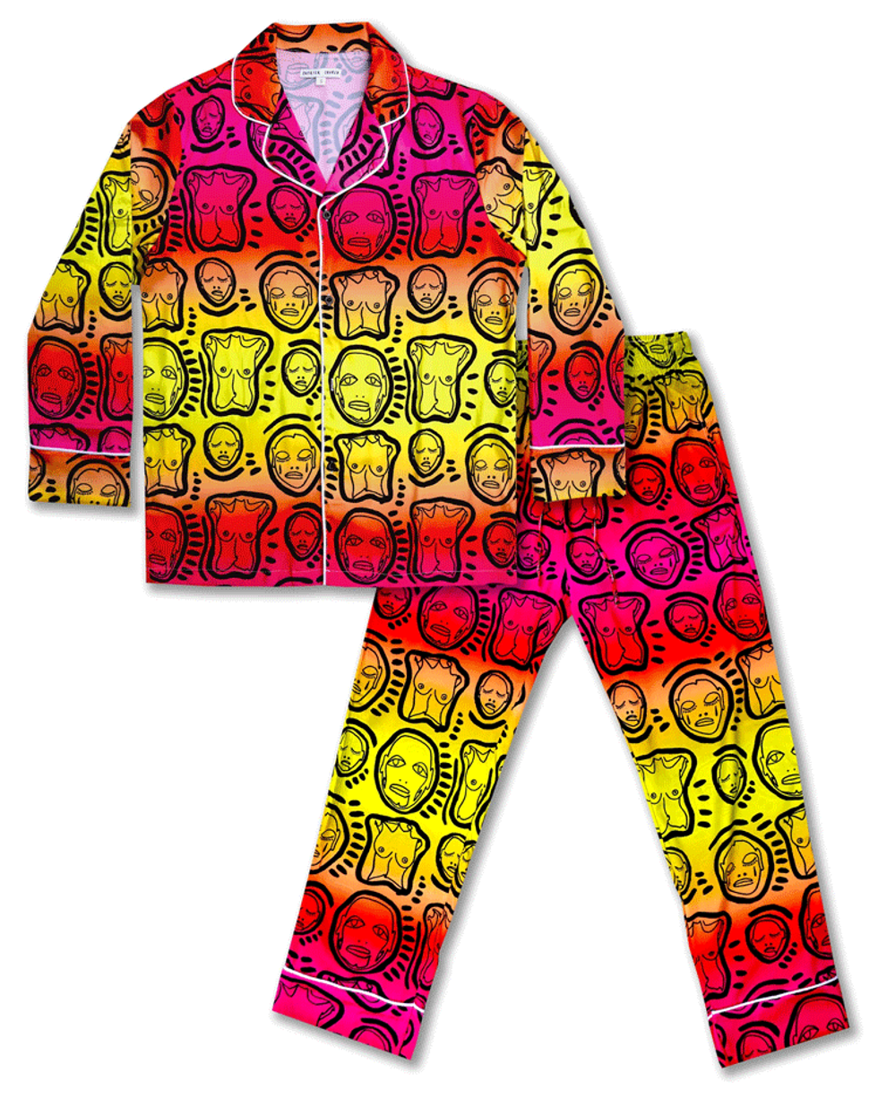 Miami Sunset 'All Over You' Pajama Set