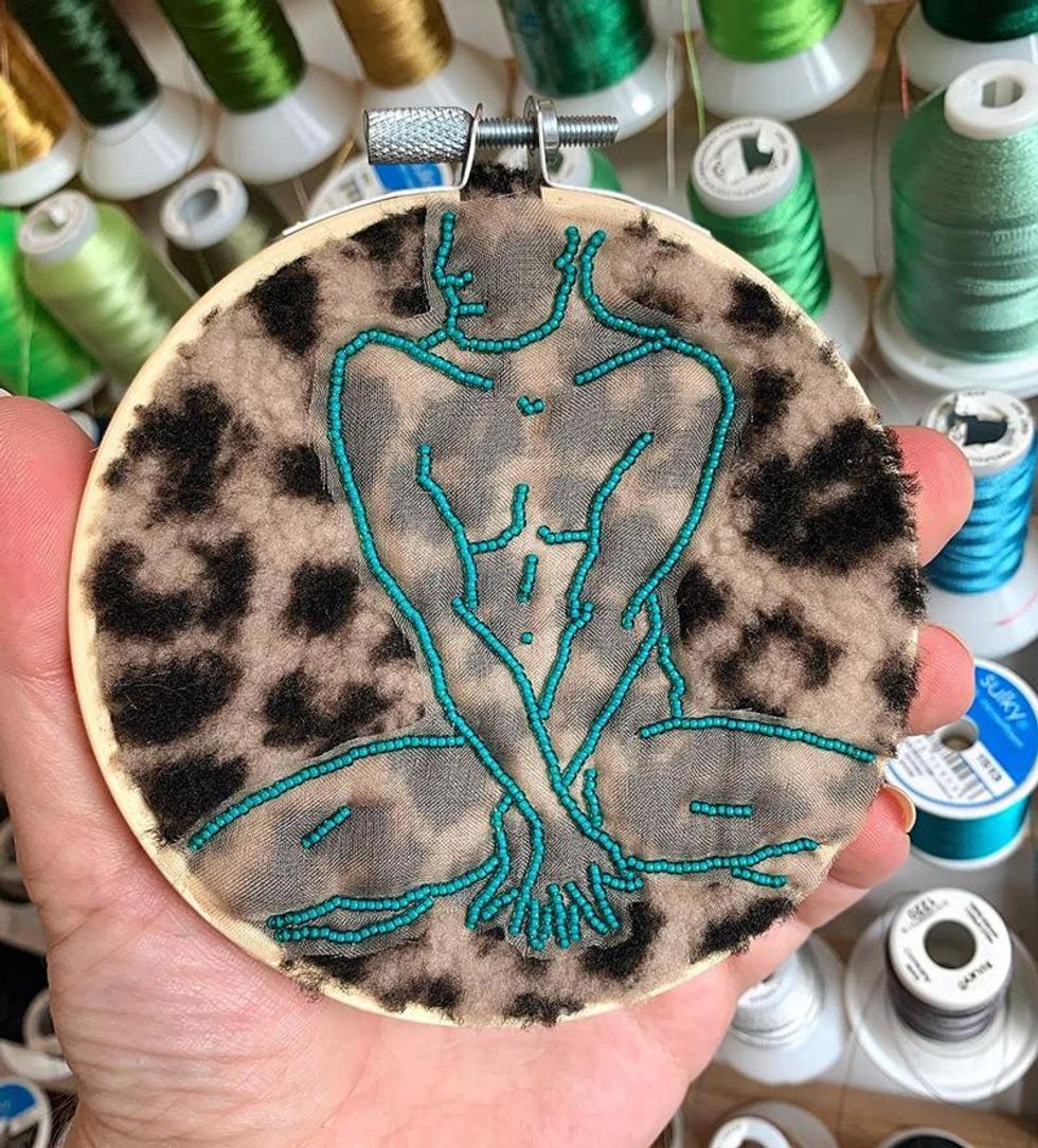 Michael Birch Pierce Stitch Work