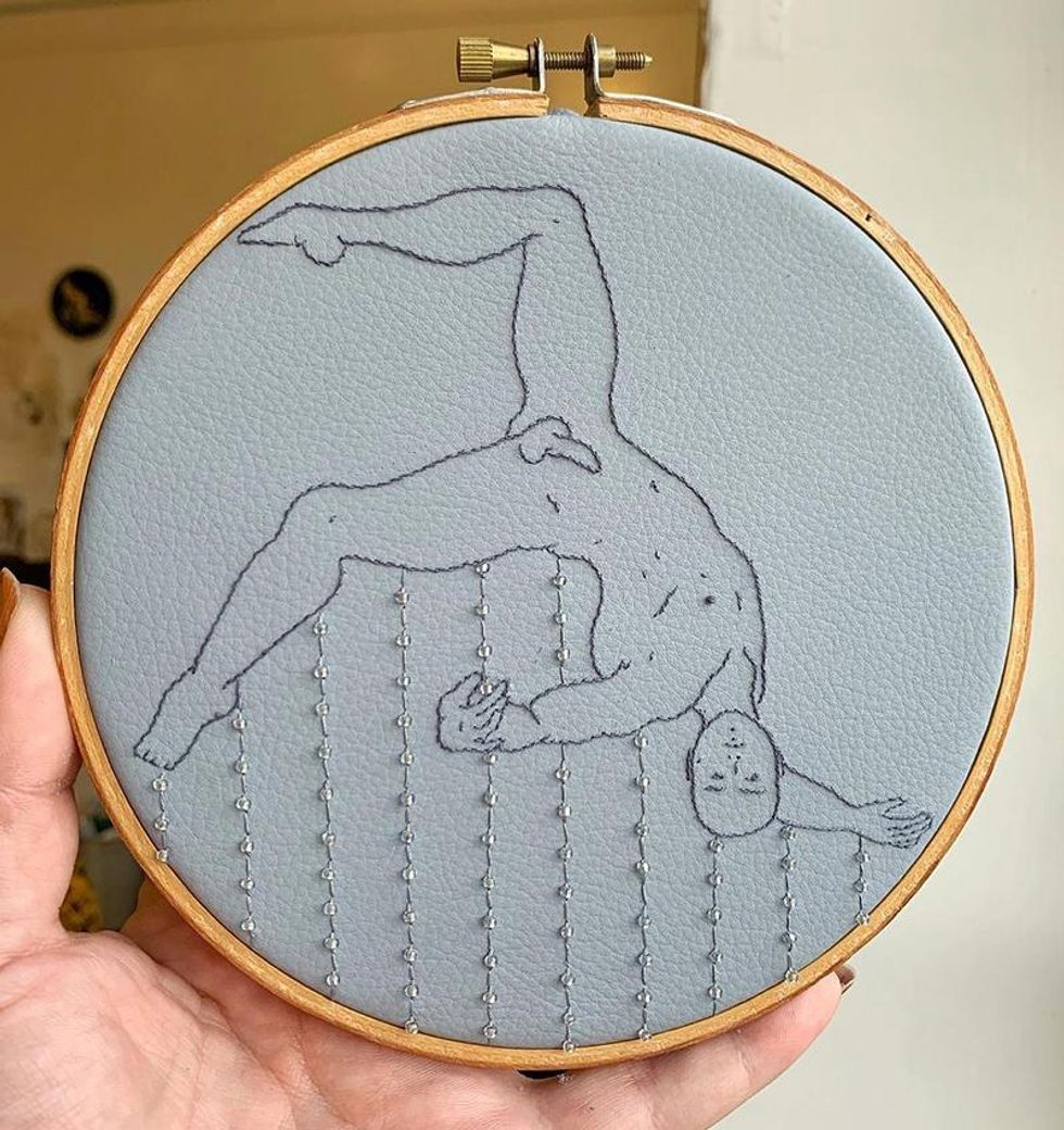 Michael Birch Pierce Stitch Work