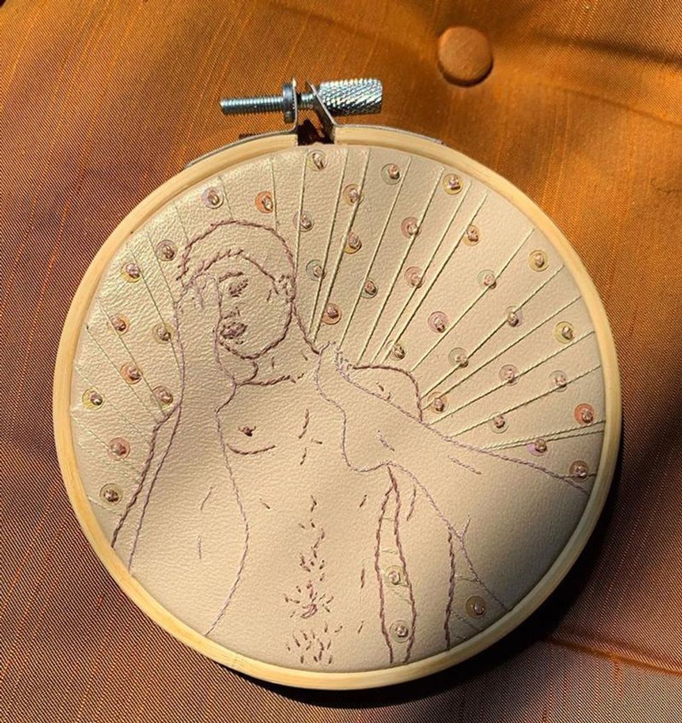 Michael Birch Pierce Stitch Work