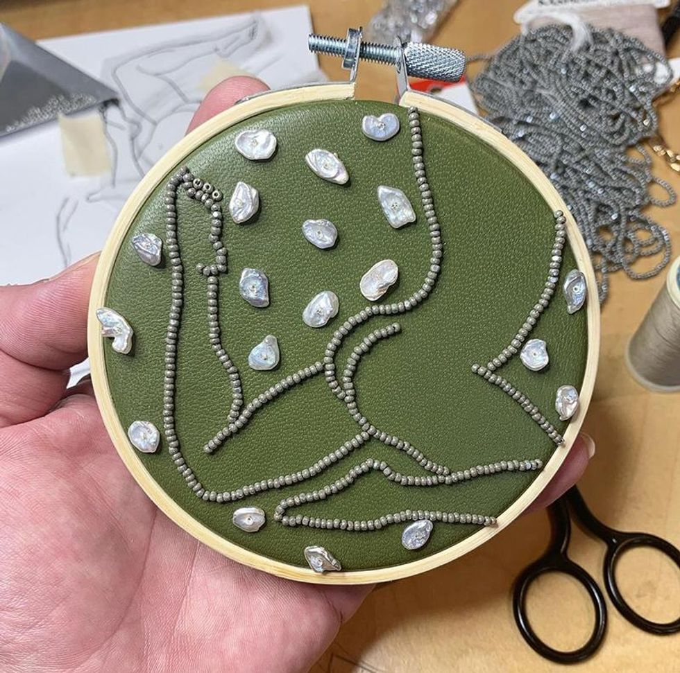 Michael Birch Pierce Stitch Work