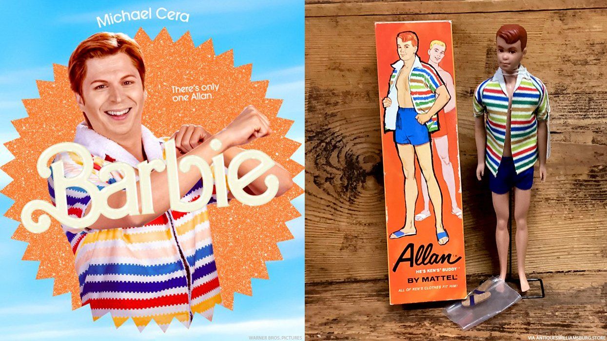 Michael Cera and Allan doll