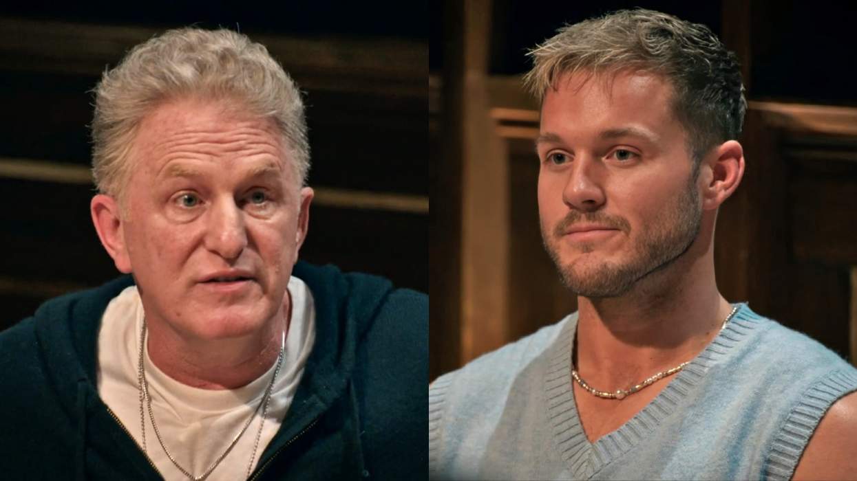 Michael Rapaport; Colton Underwood on The Traitors season 4