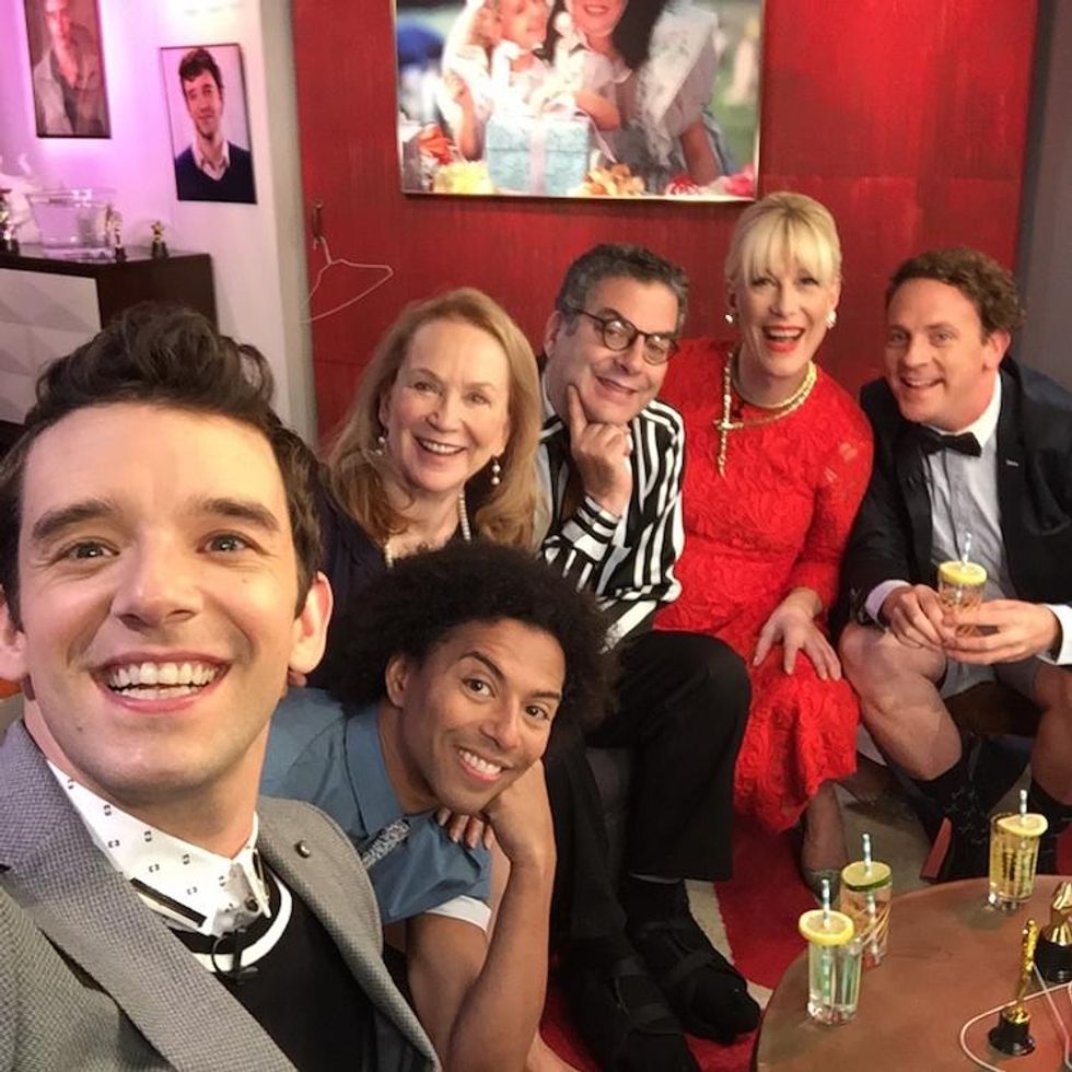 Michael Urie, Shangela, Rutanya Alda, me, Justin Vivian Bond, Drew Droege
