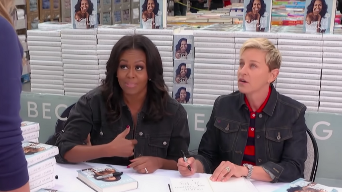 Michelle Obama & Ellen Stir Up Trouble at Costco
