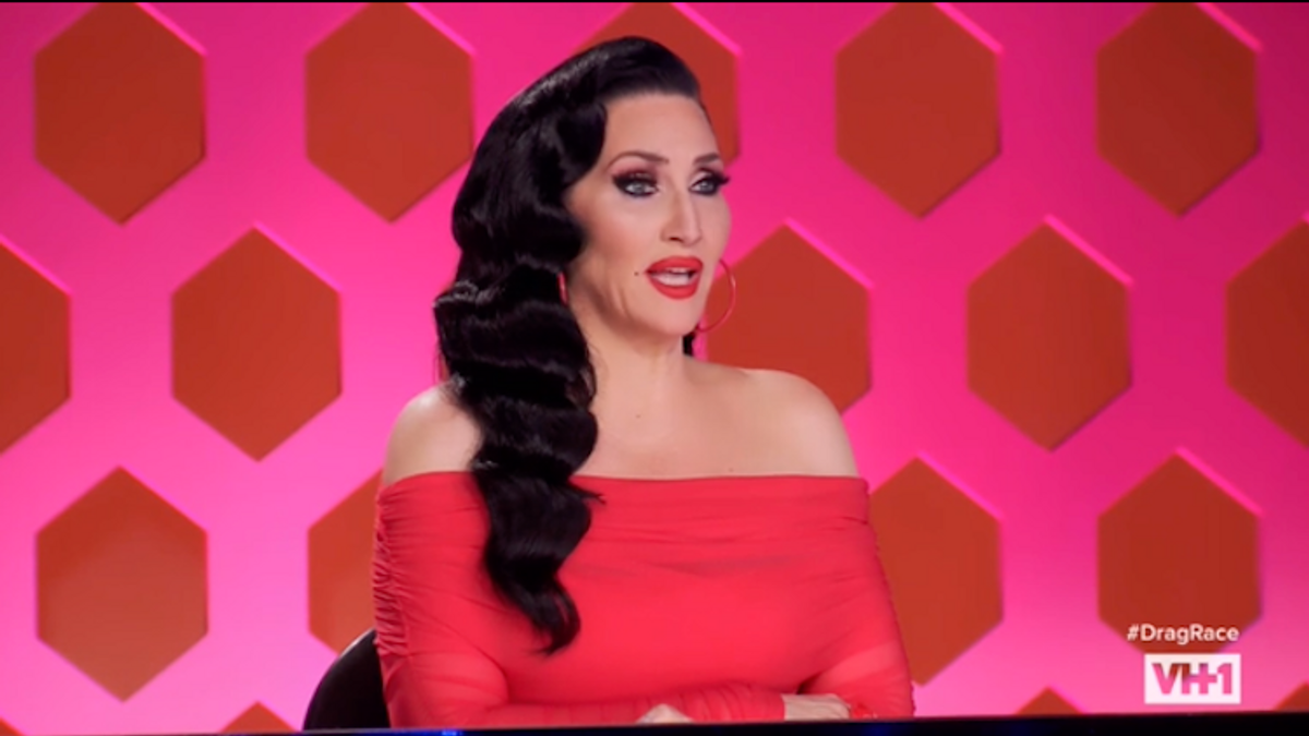 Michelle Visage from RuPaul's Drag Race. 
