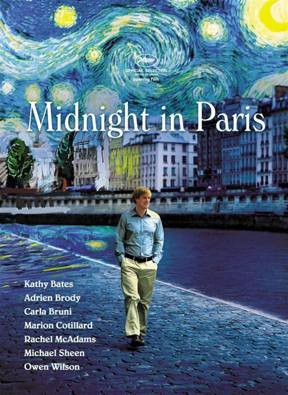 Midnight in Paris poster