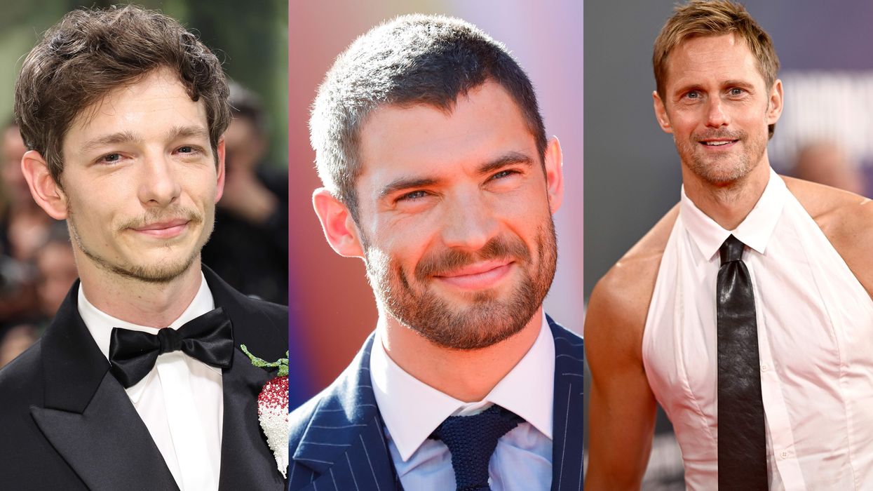 Mike Faist David Corenswet and Alexander Skarsgard