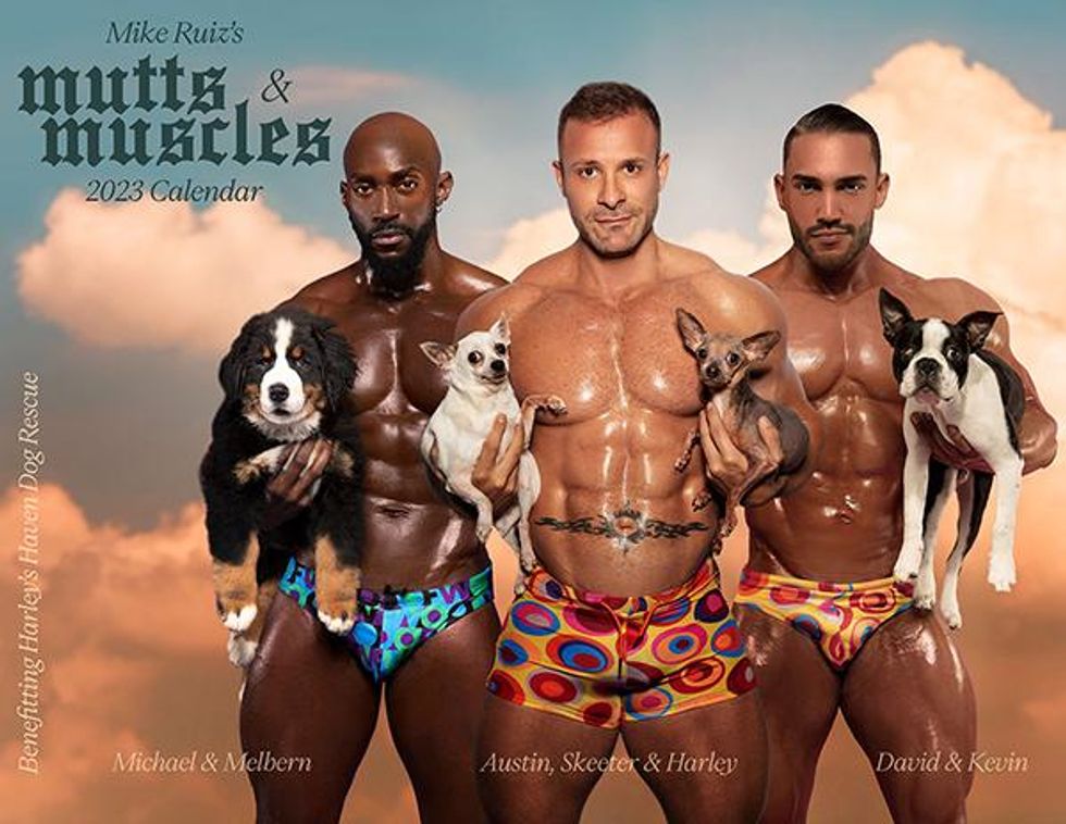 mike ruiz muscles mutts calendar