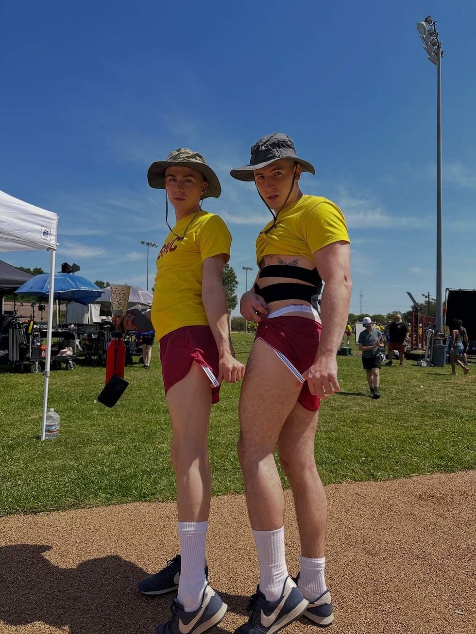 Miles Heizer and Kieron Moore via Instagram