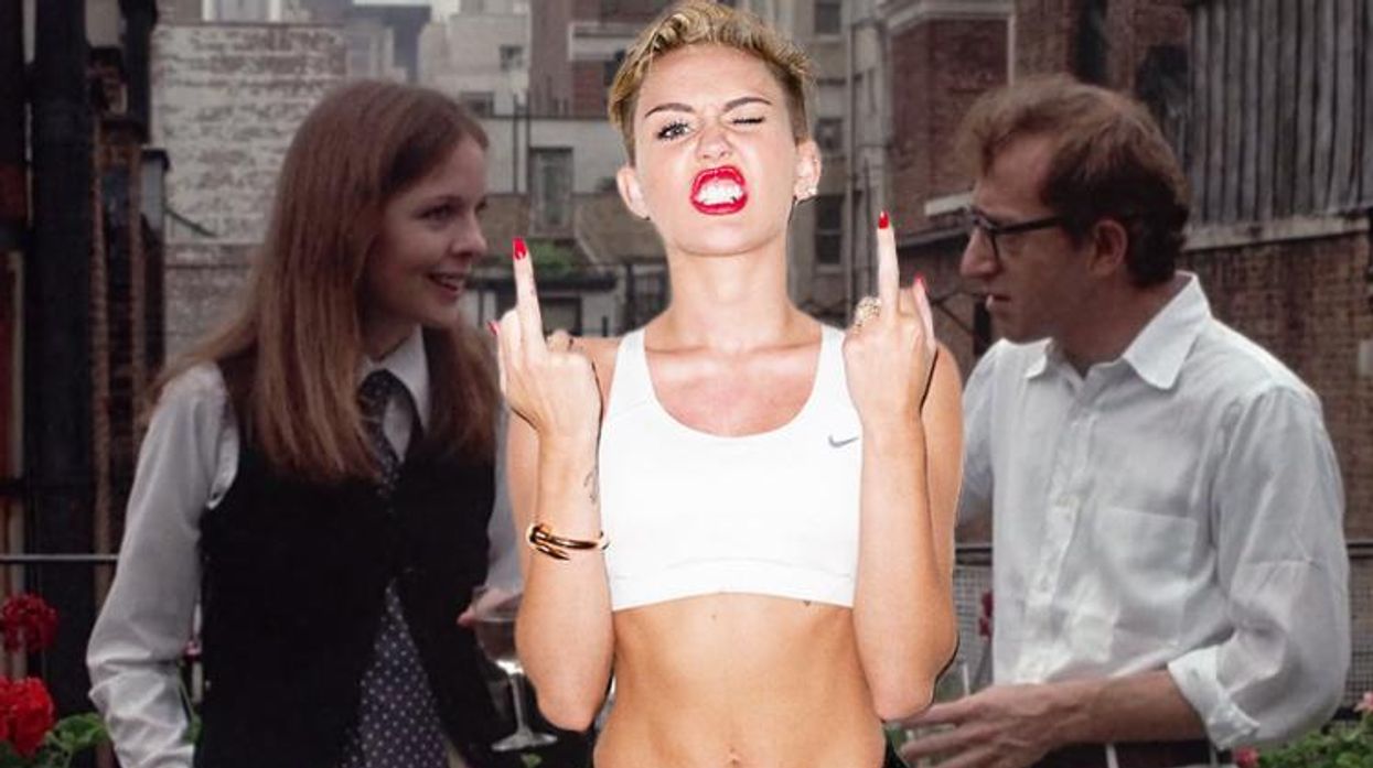 miley cyrus woody allen