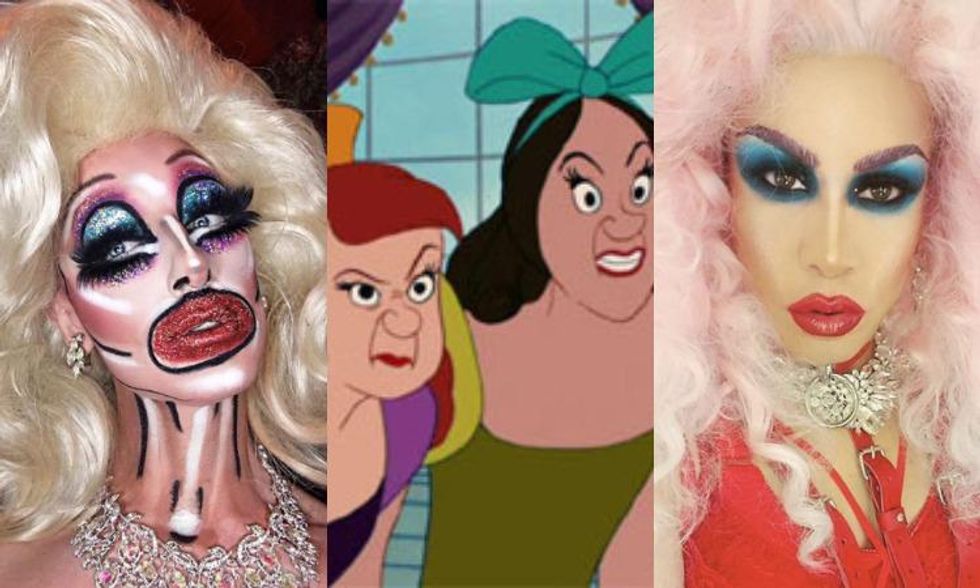 Milk & Phi Phi O'Hara As The Ugly Stepsisters