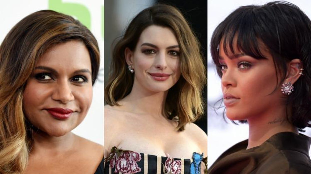 Mindy Kaling, Anne Hatahway, Rihanna