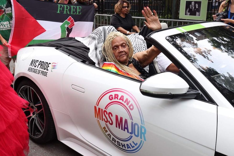 Miss Major Griffin-Gracy attends the 2024 NYC Pride March