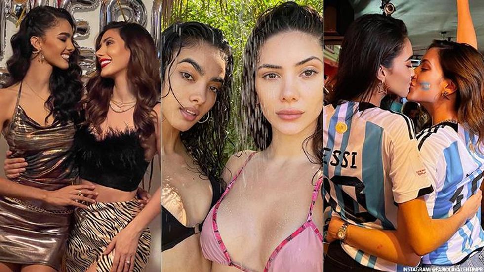 Miss Puerto Rico and Argentina