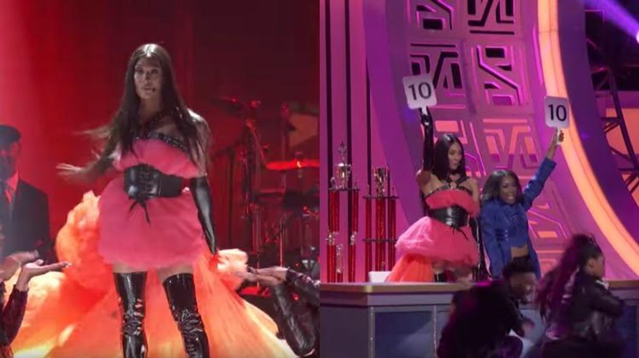 Mj Rodriguez at the Soul Train Awards.