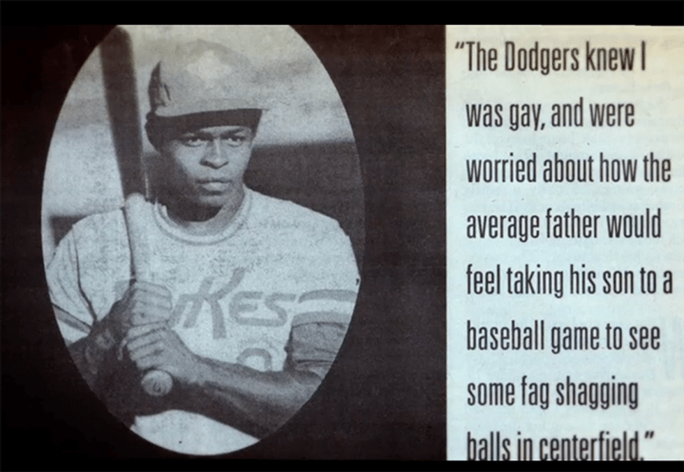 MLB's first out player, Glenn Burke, played for the Dodgers and A's in the 1970s before homophobia and injuries prematurely ended his career.