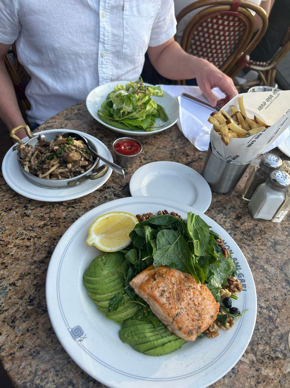 Mon Ami Gabi inside Paris Las Vegas.