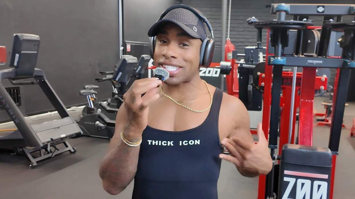 Monét X Change at the gym.