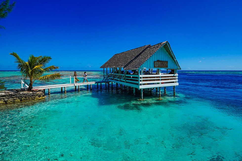 Motu Fara offers a one-of-a-kind dining experience on a private island paradise