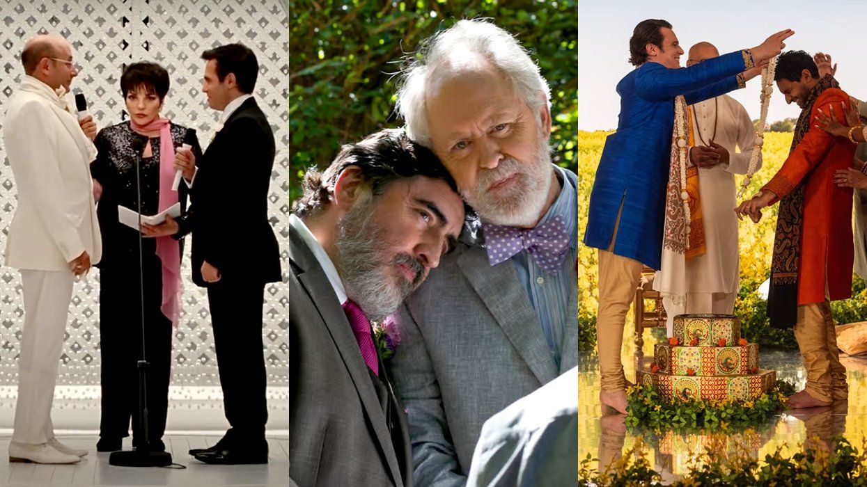 movies with gay weddings including sex and the city 2 love is strange a nice indian boy