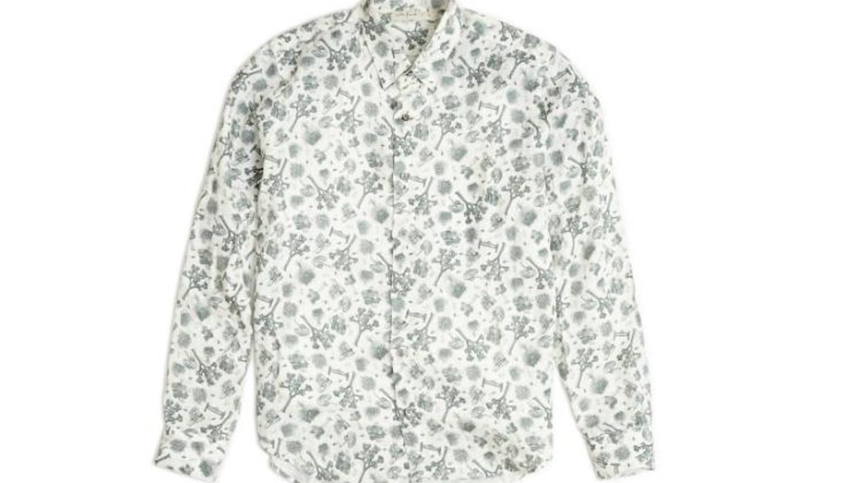Mr French desert print shirt