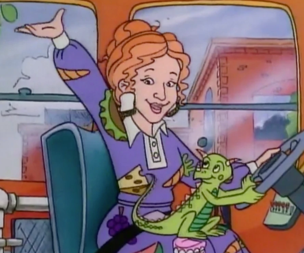 Ms Frizzle Reading Rainbow