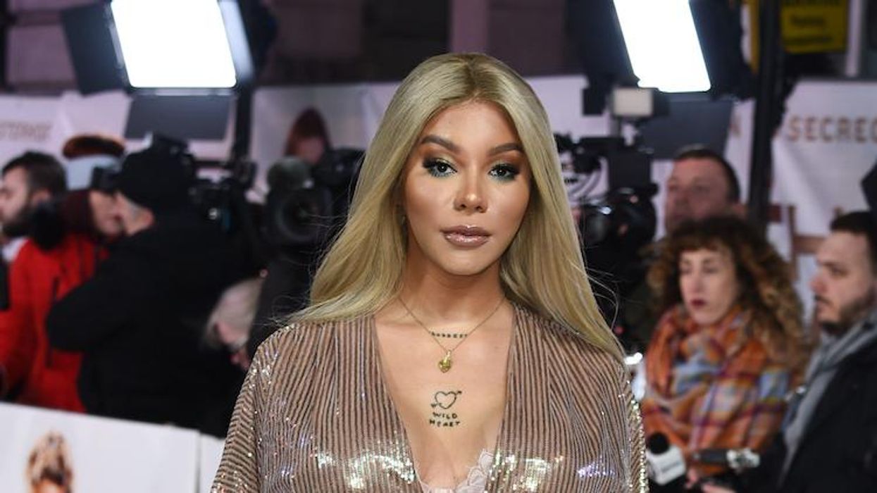 Munroe Bergdorf on red carpet