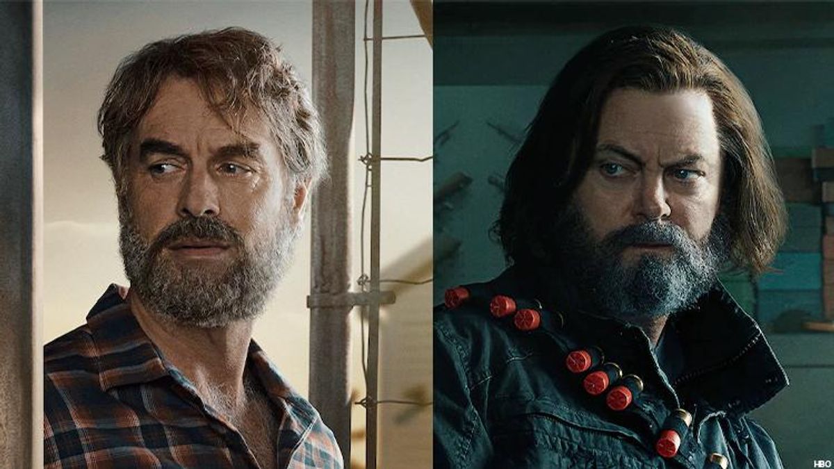 murray bartlett and nick offerman in the last of us