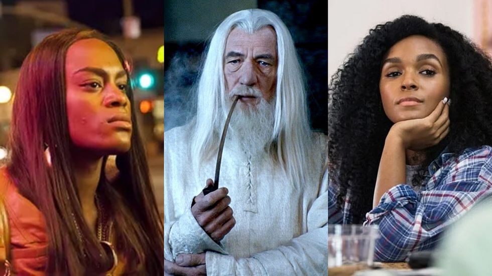 Mya Taylor in Tangerine; Ian McKellen in Lord of the Rings; Janelle Mon\u00e1e in Moonlight