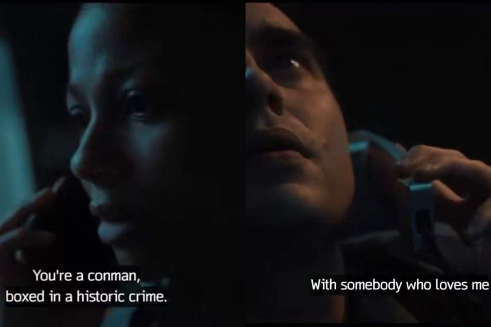 Myha'la as Harper Stern; Max Minghella as Whitney Halberstram on Industry season 4 episode 6