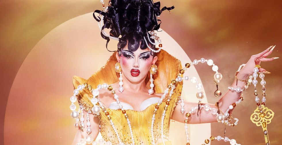 Myki Meeks on RuPaul's Drag Race season 18.