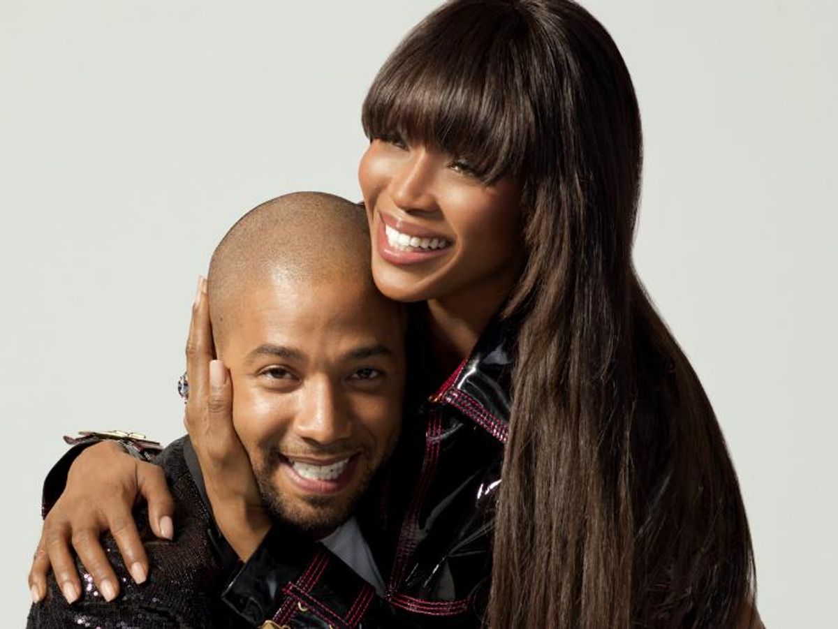 Naomi Campbell and Jussie Smollett by Victoria Will 