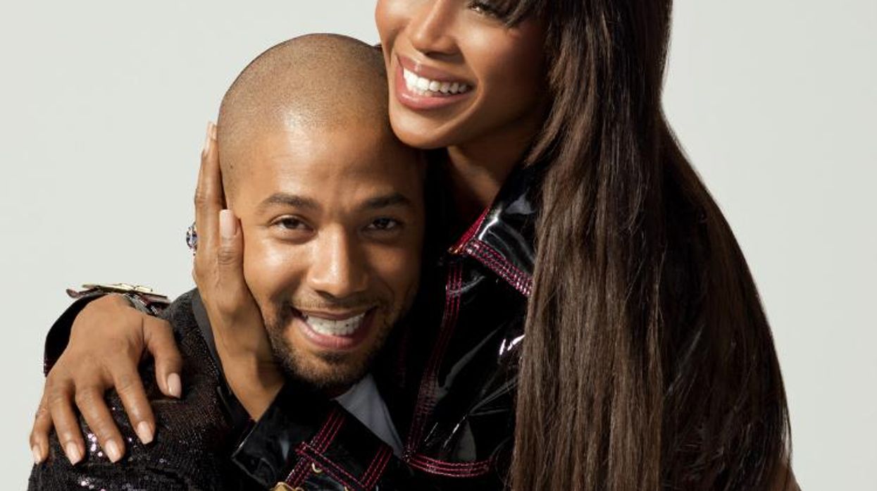 Naomi Campbell and Jussie Smollett by Victoria Will