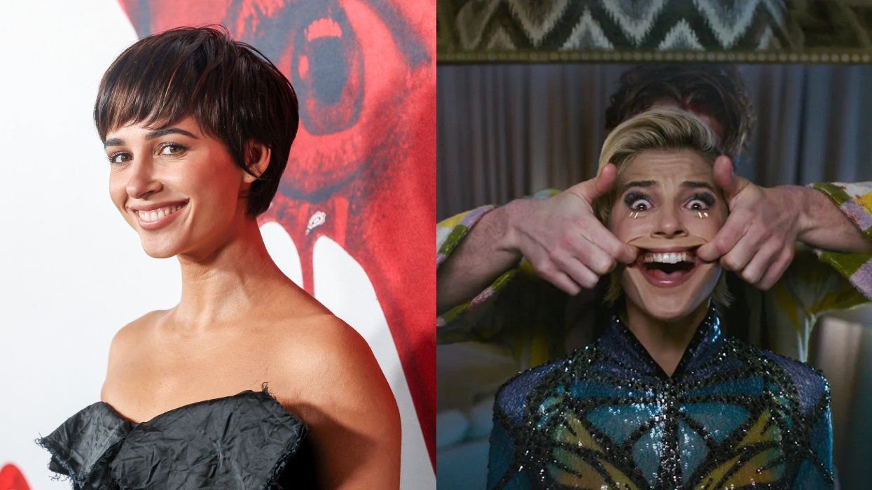 Naomi Scott attends the Global Premiere of 'Smile 2' at Paramount Pictures Studios on October 14, 2024, in Los Angeles, California.